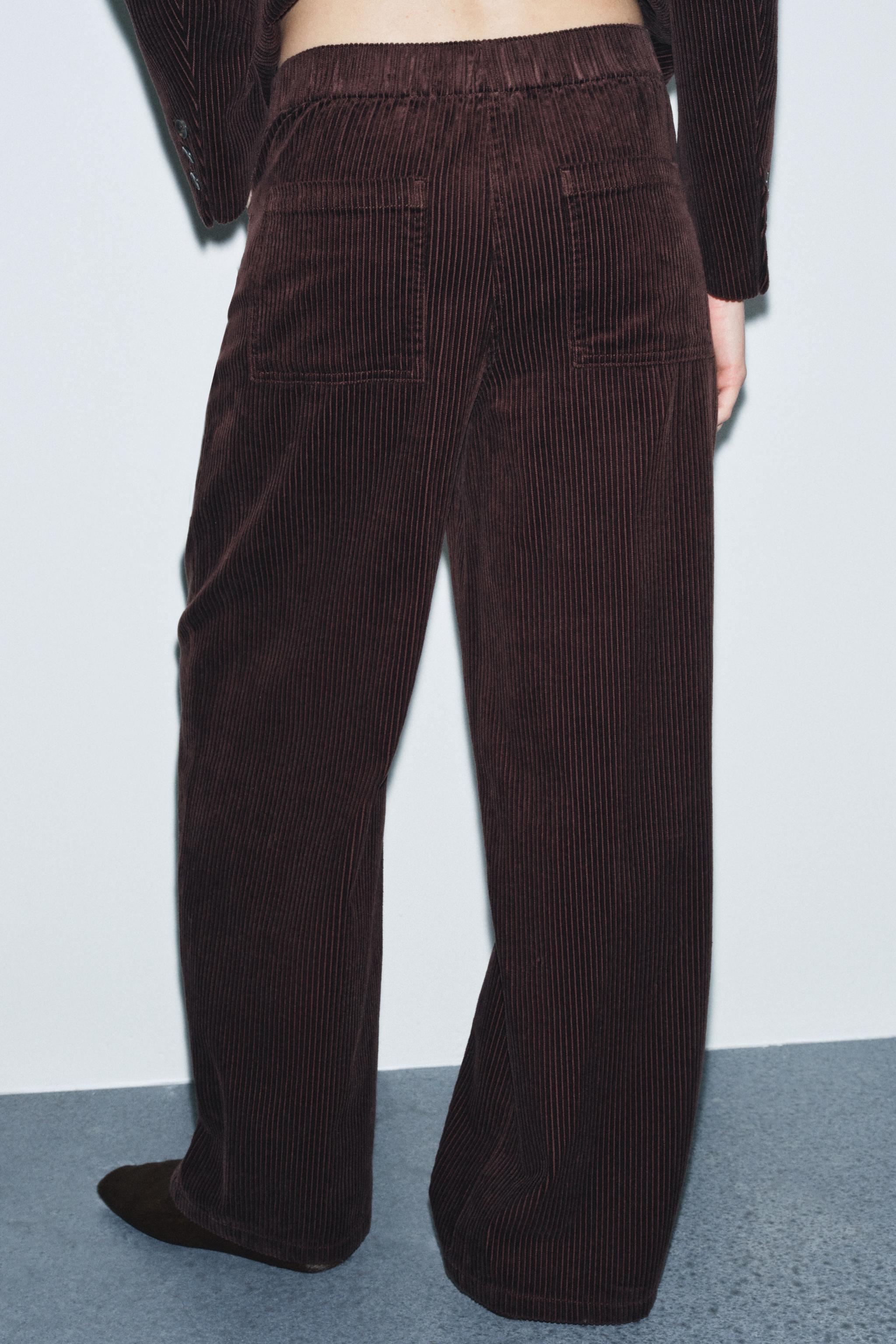 ZW COLLECTION WIDE LEG CORDUROY PANTS